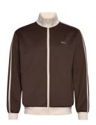 Tracksuit Zip Jacket Tops Sweat-shirts & Hoodies Sweat-shirts Brown H2...