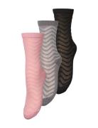 Mina Glitter Sock 3 Pack Lingerie Socks Regular Socks Multi/patterned ...