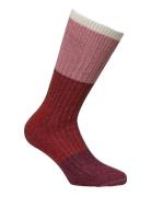 Merino Block 1-Pack Lingerie Socks Regular Socks Red Alpacasocks&Co