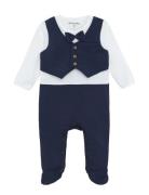 Suit Ls Pitkähihainen Body Blue Minymo