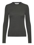 Srfenja O-Neck Top Tops T-shirts & Tops Long-sleeved Green Soft Rebels