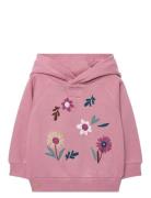 Fleece Sweatshirt Tops Sweat-shirts & Hoodies Hoodies Pink Boboli