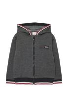 Knit Jacket Fantasy Tops Sweat-shirts & Hoodies Hoodies Black Boboli