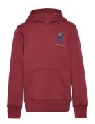 Po-Pull-Over Hoody Tops Sweat-shirts & Hoodies Hoodies Red Levi's
