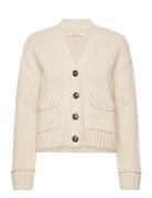 Barbour Faye Knitted Cardigan Tops Knitwear Cardigans Cream Barbour