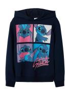 Nkfinga Stitch Nreg Swea Wh Bru Noos Wdi Tops Sweat-shirts & Hoodies H...