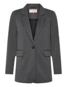 Fqnanni-Ja-Fashion-Struc Blazers Single Breasted Blazers Grey FREE/QUE...