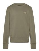 Fw-Crew Tops Sweat-shirts & Hoodies Sweat-shirts Khaki Green Levi's