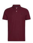 River Reg Cot Pq Mcs M Polo Tops Polos Short-sleeved Burgundy MCS
