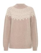 Frisabella Pu 5 Tops Knitwear Jumpers Beige Fransa