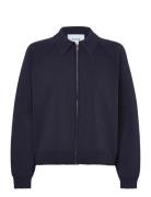 Mskristi Knit Cardigan Tops Knitwear Cardigans Navy Minus