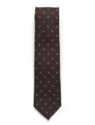 Classic Tie Solmio Kravatti Brown Amanda Christensen