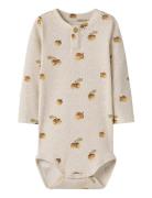 Nbmolyan Ls Body Bodies Long-sleeved Beige Name It