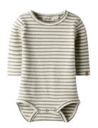 Nbmthoro Keo Ls Slim Body Lil Bodies Long-sleeved White Lil'Atelier