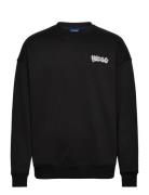 Nyrocrew Tops Sweat-shirts & Hoodies Sweat-shirts Black HUGO BLUE