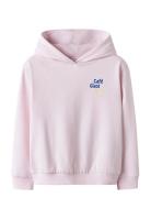 Nkfofina Ls Nreg Wh Swe Bru Pb Tops Sweat-shirts & Hoodies Hoodies Pin...