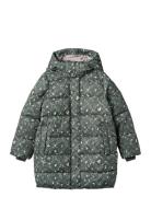 Puffer Coat Yrsa Toppatakki Khaki Green Wheat