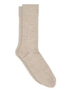 Olav Socks Lingerie Socks Regular Socks Beige Mp Denmark