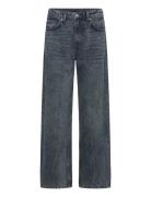 Missy Low Rise Loose Straight Leg Jeans Bottoms Jeans Wide Blue Weekda...