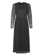 Dress From Freequent Polvipituinen Mekko Black FREE/QUENT