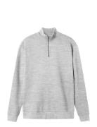 Nlnnizu Ls Bru Half Zip Sweat Noos Tops Sweat-shirts & Hoodies Sweat-s...