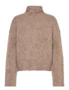 Ritva Knitted Sweater Tops Knitwear Turtleneck Beige Twist & Tango