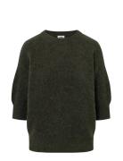 Remi Sweater Tops Knitwear Jumpers Khaki Green Twist &amp; Tango