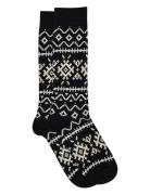 Iben Long Socks Lingerie Socks Regular Socks Black Mp Denmark