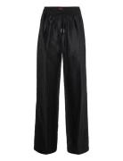Hawila-1 Bottoms Trousers Wide Leg Black HUGO