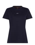 C_Elogo_5_S Tops T-shirts & Tops Short-sleeved Navy BOSS