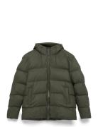 Alta Puffer Jacket W3T3 Vuorillinen Takki Topattu Takki Khaki Green Ra...