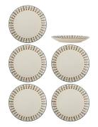 Jolly Plate Home Tableware Plates Dinner Plates Beige Bloomingville