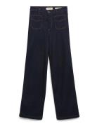 Mmcolette Deluxe Jeans Bottoms Jeans Wide Navy MOS MOSH
