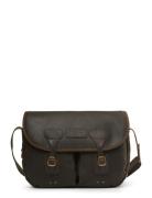 Barbour Wax Leather Tarras Olkalaukku Messenger-laukku Green Barbour