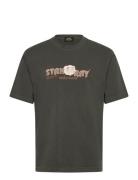 Crockett Pants Tee Tops T-shirts Short-sleeved Grey Stan Ray