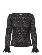 Objines L/S Sli Top E Wi25 Tops T-shirts & Tops Long-sleeved Black Obj...