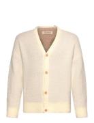 Yellow Racoon Cardifan Tops Knitwear Cardigans Cream THE ANIMALS OBSER...