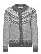 Fqnovala-Cardigan Tops Knitwear Cardigans Grey FREE/QUENT