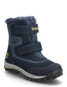Mid Hook & Loop Gtx Snow Boot Talvikengät Tarroilla Navy Timberland