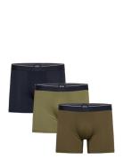 Boxerbr 3P Bamboo Bokserit Khaki Green BOSS