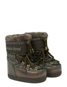 Snow Boot Glitter Talvisaappaat Green Mikk-line