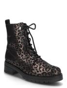 Laced Ankle Boot Shoes Boots Ankle Boots Laced Boots Multi/patterned G...