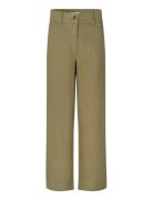 Porter Pants Bottoms Trousers Straight Leg Khaki Green Nué Notes