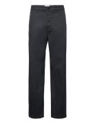 Silas Classic Trousers Bottoms Trousers Chinos Black WOOD WOOD