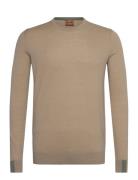 Mmgadam Soft Knit Tops Knitwear Round Necks Beige Mos Mosh Gallery