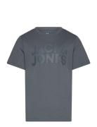 Jjecorp Logo Tee Ss O-Neck Noos Mni Tops T-shirts Short-sleeved Grey J...