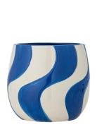 Romy Flowerpot Home Decoration Flower Pots Blue Bloomingville