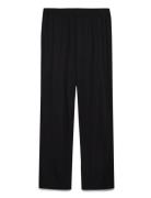 Rwelif Mw Trousers Bottoms Trousers Wide Leg Black Rosemunde