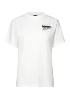 Vintage Tee_18 Tops T-shirts & Tops Short-sleeved White HUGO