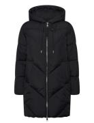 C_Piapolly Vuorillinen Takki Topattu Takki Black BOSS